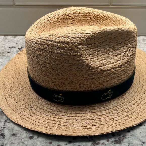 2022 MASTERS Tournament Augusta National Golf club straw hat Size L / XL. NWT!!! - Picture 3 of 8